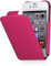 StilGut Slim Case compatible with iPhone 4 & iPhone 4s, Vertical Flip Cover, Pink