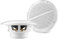 VONYX 6.5 Waterproof Ceiling Speakers Pair, 100W 2-Way White IP44 Water-Resistant Bathroom Marine In-Wall Audio Speakers for Home, Boat & Outdoor Patio 8 Ohm, 88dB, Includes Fixings Kit