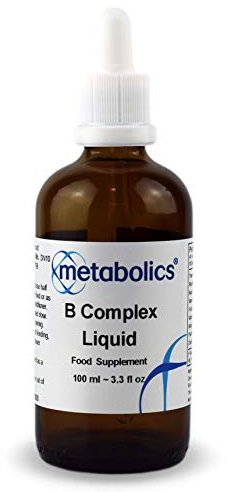Vitamin B Complex Liquid Drops — Contains Vitamin B12 Methylcobalamin & Adenosylcobalamin + B1, B2, B3, B5, B6, B7, Choline Folate & Biotin | All from Bio-Available Forms — Additive Free
