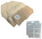 Set da 12 Sacchetti e 12 Profumini per Aspirapolvere Vorwerk Folletto Kobold Vk 130, 131 Sc, Vk130, Vk131