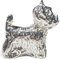 Schöne Tierfigur Hund West Highland Terrier (Westie) aus Zinn (Pewter) von Hand Gegossen
