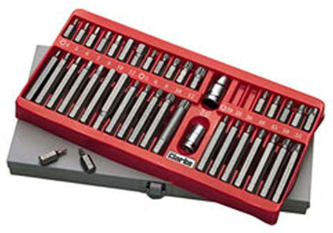 Clarke CHT144 40-Pce TORX HEX Star Socket Spline & Bit Holder Set