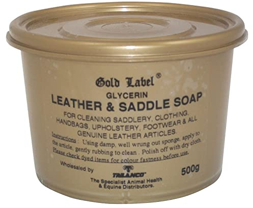 Gold Label Unisex's Herbal Health Glycerin Leather And Saddle Soap, Clear, 500 g