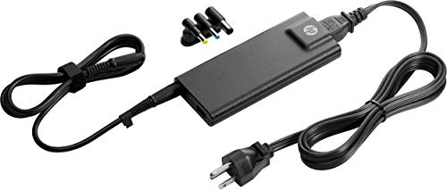 HEWLETT PACKARD HP (G6H45AA) AC Adapter mit USB (90 W, für Notebooks mit 4,5-mm-,7,4-mm- und Ultrabook-Anschlüsen) schwarz