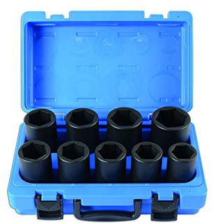Laser 6409 Deep Impact Socket Set 3/4D 9pc