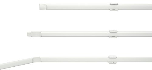 Flexi Net Curtain Rod flexible for all shapes of Bay and Straight windows 475cm