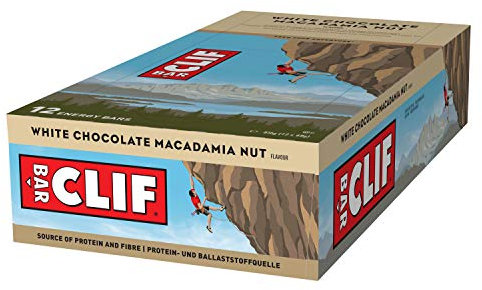 Clif Bar Energieriegel White Chocolate Macadamia, 12er Pack (12 x 68 g)