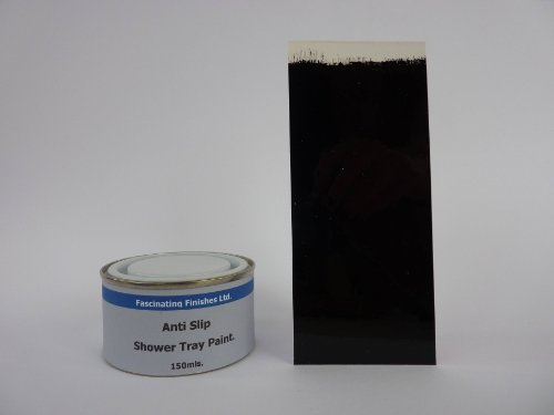 1 x 150ml Jet Black Anti Slip Shower Tray and Bath Paint