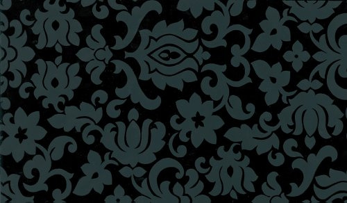 Fablon 45 cm x 2 m Roll Classic Ornament, Black
