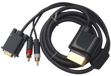 OSTENT Câble HD Video Audio HDTV RCA av VGA Compatible avec la Console Microsoft Xbox 360