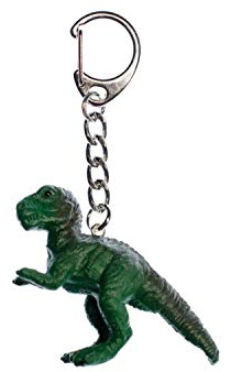 Miniblings T-Rex Schlüsselanhänger Tyrannosaurus Dino Dinosaurier grün | Robuster Begleiter für Tasche und Rucksack, ein Stück mit Persönlichkeit