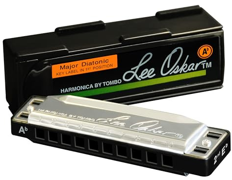 Lee Oskar Major Diatonic Harmonica - Key of Ab | Ideal for Blues, Rock, Country, Jazz, Pop and a range of other Genres - Lee Oskar: The Premium name in Harmonicas