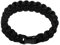 Armband, Paracord schwarz, Clipverschluss, Breite 1,9 cm, Größe L