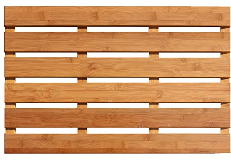 Anji Mountain AMB0190-1624 Bamboo Bath & Sauna Mat, 16 x 24, Natural