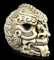 Derek W Frost Totenkopf - Azteken Schädel weiß - Figur Totenschädel Maya