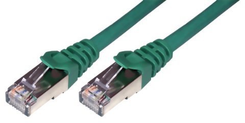 MCL 0.5 m Cat6 F/UTP – Netzwerkkabel (CAT6, F/UTP (FTP), RJ-45, RJ-45, Männlich/männlich, Grün)