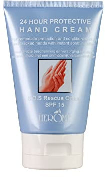 Herome 24H Protective Handcreme (Hand Cream) - Schützt (SPF 15) und Pflegt Sehr Trockene Und Rissige Hände Für 24 Stunden. Sorgt für ein samtweiches Hautgefühl. - 80ml.