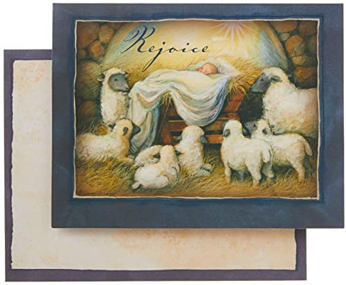 Lang - Rejoice, Weihnachtskarten, Kunstwerk von Susan Winget, 18 Karten mit 19 Umschlägen, 13 x 17 cm