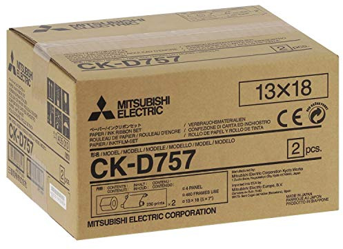 Mitsubishi CK-D 757 13x18cm 2x 230 Drucke