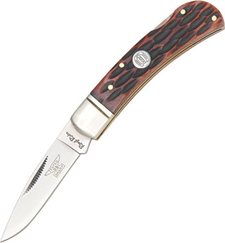 Rough Rider - Klappmesser - Lockback Amber Bone - Länge Geschlossen: 7.94 cm