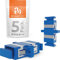 Beyondtech Glasfaseradapter, Einzelmodus, 5 Stück blau blau Simplex