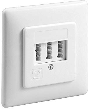 Goobay 43544 3x TAE-NFN Unterplutzdose, Schraubanschluss