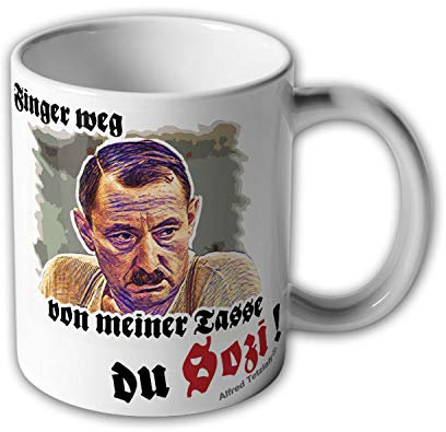 Alfred Tetzlaff Finger WEG-Finger weg von meiner Tasse du Sozi! - Tasse #7547