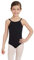 Capezio Mädchen Leotard mit verstellbaren Trägern Turnanzug, Schwarz, 34