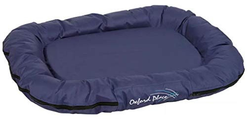 Kerbl Pet Liegekissen Oxford Place blau, 120x85x17 cm