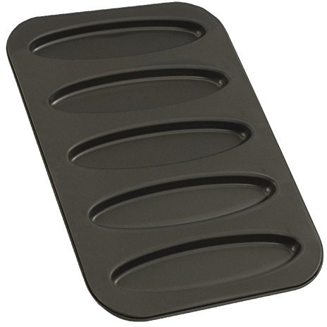 Zenker 5er-Backblech La Gondola mit einem Teigausstecher SPECIAL COUNTRIES, Backform aus Stahlblech, Kuchenblech mit Antihaftbeschichtung (Farbe: Schwarz), Menge: 1 Stück