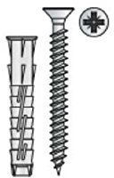 Seau chevilles tecfi avec vis 8 x 42 mm (150 pièces)