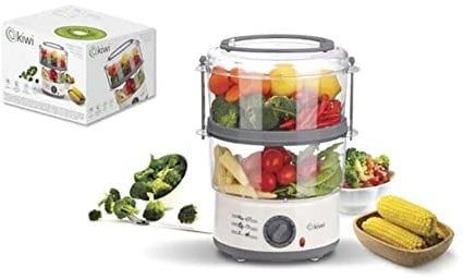 Kiwi 953 kfs2903 Cuiseur à Vapeur Électrique, 500 W, 5 l