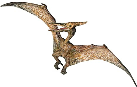 Papo - Stor dinosauriefigur 23 cm - Pteranodon, luftdinosaurie, leksaker för barn från 3 år - Förhistorisk upptäckt med flygande varelse från juratiden