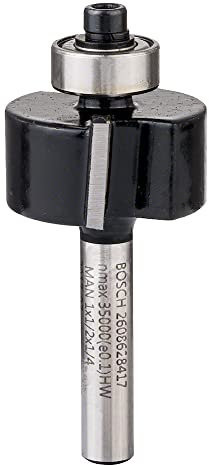 Bosch 1x PRO Falzfräser (für Weichholz, Hartholz, Ø 25,4 mm, Professional Zubehör Handfräse, Kantenfräse)