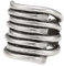 Uno de 50 Unisex-Ring Metalmix mit Sibler ANI0302MTL0000M