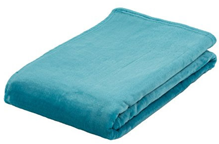 Gözze - Wohn- und Kuscheldecke, Memphis, Hohes Stoffgewicht 300 g/m², 180 x 220 cm - Petrol