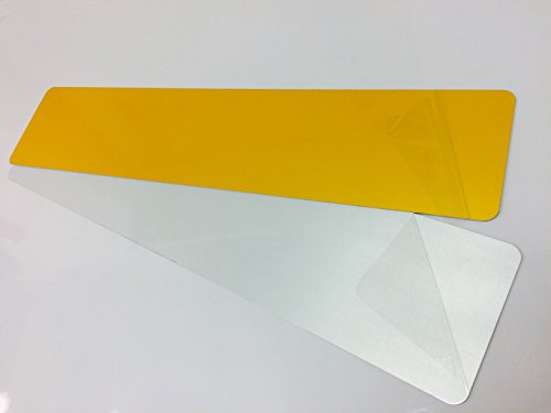 Number Plates BLANK SET 1 X FRONT 1 X REAR (IDEAL FOR RESIN GEL LETTERS)