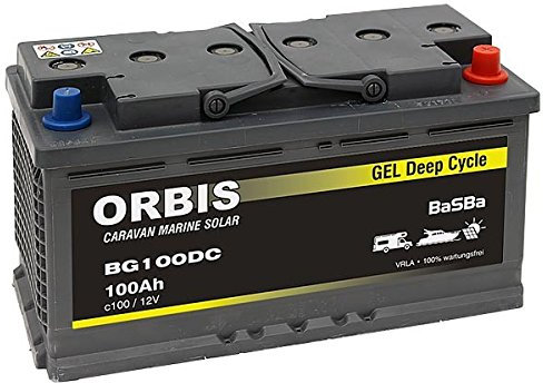 BaSBa Gel BG100DC Versorgungsbatterie Solarbatterie Deep Cycle 100Ah 12V c100