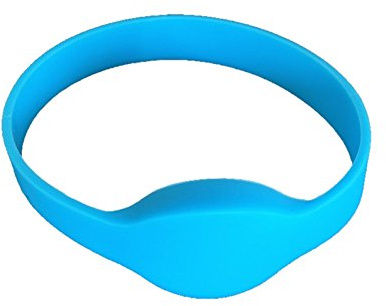 YARONGTECH HF 1K RFID-Zugang Kontrolle Erwachsene Größe Blau Armband Silikon Armband (Packung mit 100)
