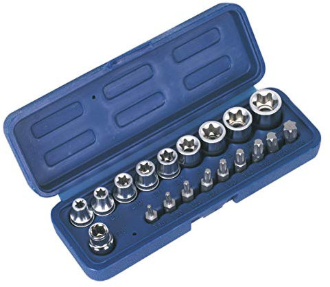 Sealey Ak6191 TRX-Star Socket and Bit Set 19Pc