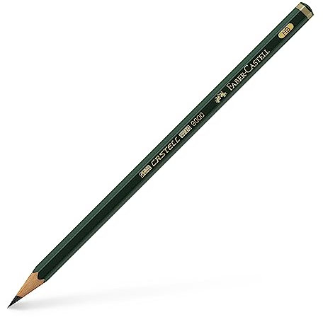 Faber Castell 119000 Bleistift CASTELL 9000, HB, 12 Stück (1er Pack)
