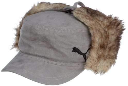 PUMA Damen Kappe Fur Military, steel grey-brown, S/M, 842922 02