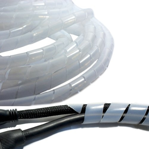 Loops 10m Cable Tidy - Wire Binding Spiral Wrap - 12-20mm