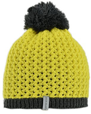 d-generation Damen Pudelmütze Strick Strickmütze, Gelb (Lemon Tonic 4046), X-Small (Herstellergröße: 49)