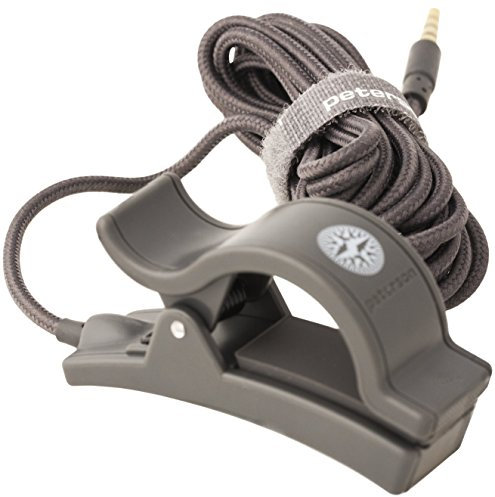 Peterson Tuners Pitch Grabber Mobiler Aktiver Clip-On Tonabnehmer zur Verwendung mit mobilen Instrumententen-Apps