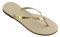 Havaianas - You Metallic, Bequeme, stylische und vielseitige Sandalen, Dünne Riemen mit Metallic-Finish, Kleiner Absatz, für Damen