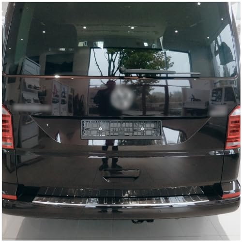 teileplus24 L538 Ladekantenschutz V2A Edelstahl kompatibel mit VW T6 T6.1 Multivan Caravelle 2015-07/2024 Abkantung