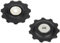 Shimano Schaltröllchen Set - 2 Stück - 9 fach, XT, Ulterga, Saint, Y-5X998150, Schwarz/Silber