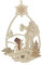 Kuhnert Fensterbilder - Holzdekoration mit aufgesetztem Edelholzfurnier - Motiv: Winter - Maße: 16 x 26 cm - Made in Germany
