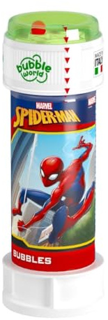 DULCOP - Spiderman Blasen - Seifenblasen - 60 ml - 047090 - Blau - Kunststoff - Offizielle Lizenz - Kinderspielzeug - Outdoor-Spiel - Ab 3 Jahren